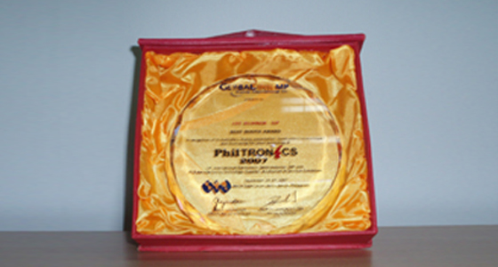 Награда за лучший стенд на выставке PHILTRONICS 2007